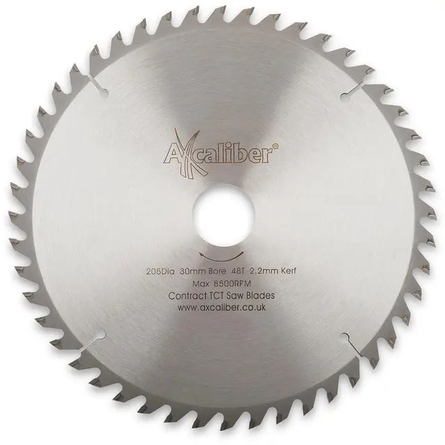 Sagblad. 205mm. 24 Tenner Axcaliber Contract ekstra tynn 
