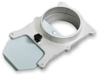 Stengeventil i Aluminium for 100mm R&#248;r