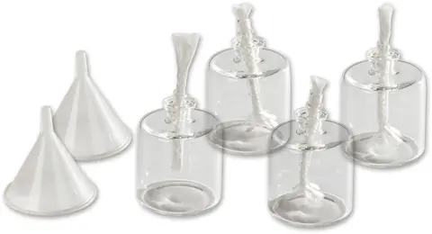 Oljelykter i glass (4-pakning)