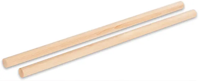 Rundstokk i bøk - 12 mm.10 PAK Slett ovrflate 