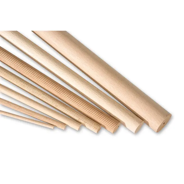 Rundstokk. 10x498mm. 10 PAK Blank overflate 