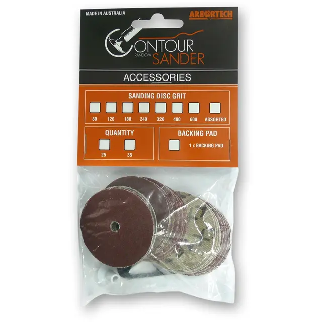 Pussepapir K320 - 20Stk For Arbortech Contour Sander 