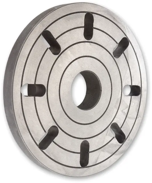 Planskive for CS4 metalldreiebenk. 178 mm Diameter. 