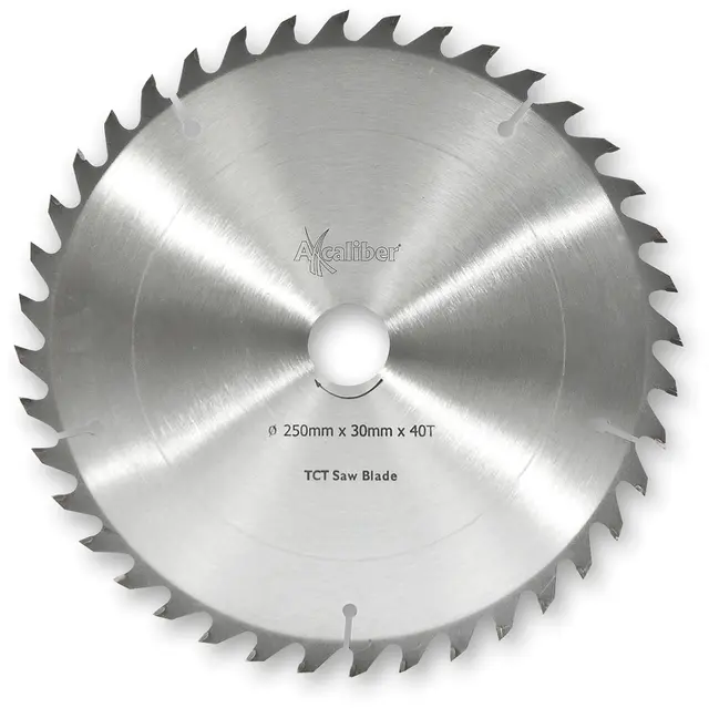 Sagblad. 250mm. 40 Tennr Axcaliber Contract ekstra tynn 