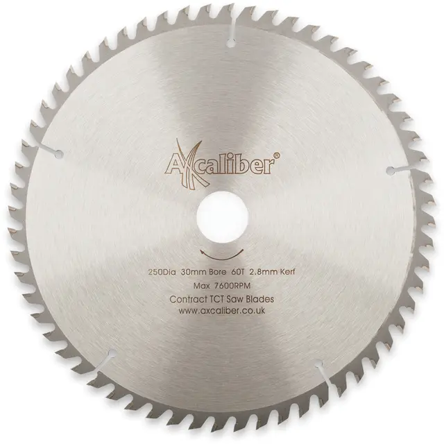 Sagblad. 250mm. 60 Tenner Axcaliber Contract ekstra tynn 
