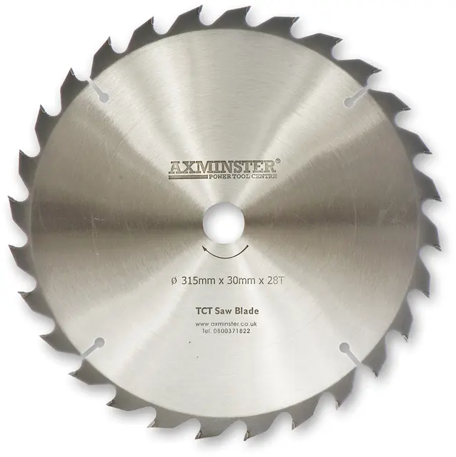 Sagblad. 315mm. 28 Tenner Axcaliber Contract serie 