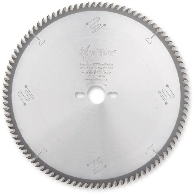 Sagblad. 305mm. 96 Tenner Axcaliber Premium serie 