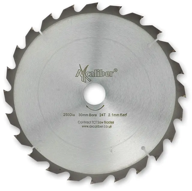 Sagblad. 250mm. 24 Tenner Axcaliber Contract ekstra tynn 
