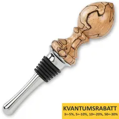 Vinflaskepropp 79X29 mm - Dr&#229;peform Med Gummikrans -S&#248;lv