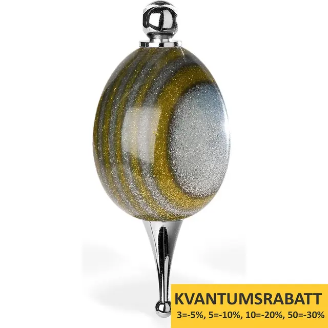 Påskepynt/Juletre Ornament Sett- Gull 7 X 35 mm Hylse. 
