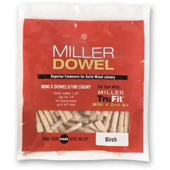 Miller Dowel Mini,100Stk Valn&#248;tt