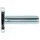 T-spor-bolt M8x 25mm 10 stk