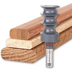 Fresest&#229;l til langtapp. 10, 12 og 14mm. Lag tapper p&#229; fresebord. 12mm Tange