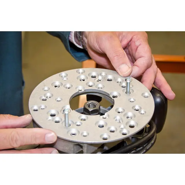 UJK 10MM ALU.INNLEGGSPLATE Axminster M/ UNIVERSAL BASE 