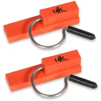 Festeklips til Sagskinne. 2 Stk Holder skinnen inntil benkestopperen