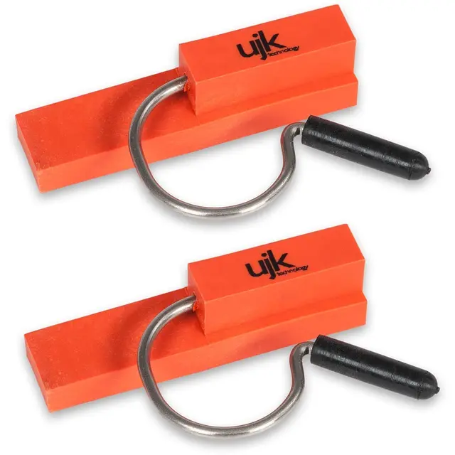 Festeklips til Sagskinne. 2 Stk Holder skinnen inntil benkestopperen 