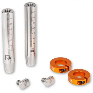 UJK Parf Dog til Festool Skinne. 2 stk Med Dybdestoppere 