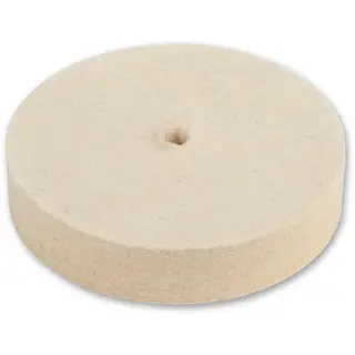 Poleringsmopp - Bl&#248;t filt &#216;100x20 mm