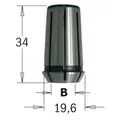 Spennhylse 6,35 ( 1/4" )