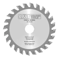 Konisk risseblad Ø200 x 45 mm CMT 288 – 36 tenner, 4.3–5.5 mm