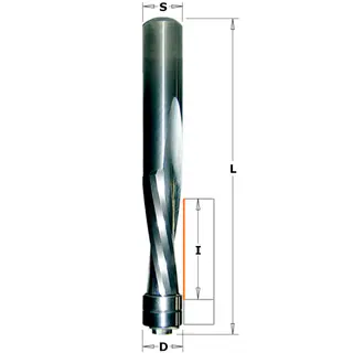 Up-Cut Spiral Bit W/Bearing S12 D12,7X50 Tange 12 mm