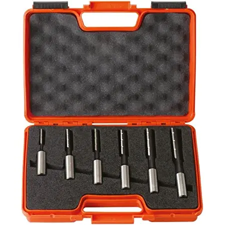 6-Pcs Mortising Bit Set Hss S=16 Rh Langhull borsett - 6 deler. 