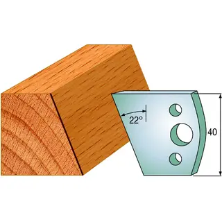 Standard Profilskjær Nr.001 2Stk. Kniver 40x4 mm SP