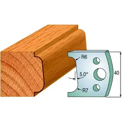 Standard Profilskjær Nr.002 2Stk. Kniver 40x4 mm SP