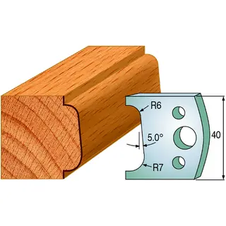 Standard Profilskjær Nr.002 2Stk. Kniver 40x4 mm SP