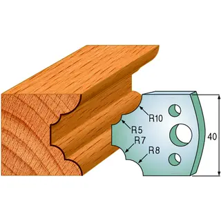 Standard Profilskjær Nr.022 2Stk. Kniver 40x4 mm SP