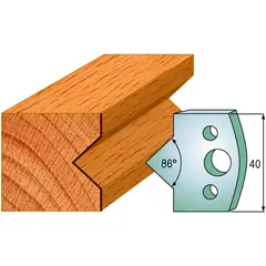 Standard Profilskj&#230;r Nr.035 2Stk. Kniver 40x4 mm SP