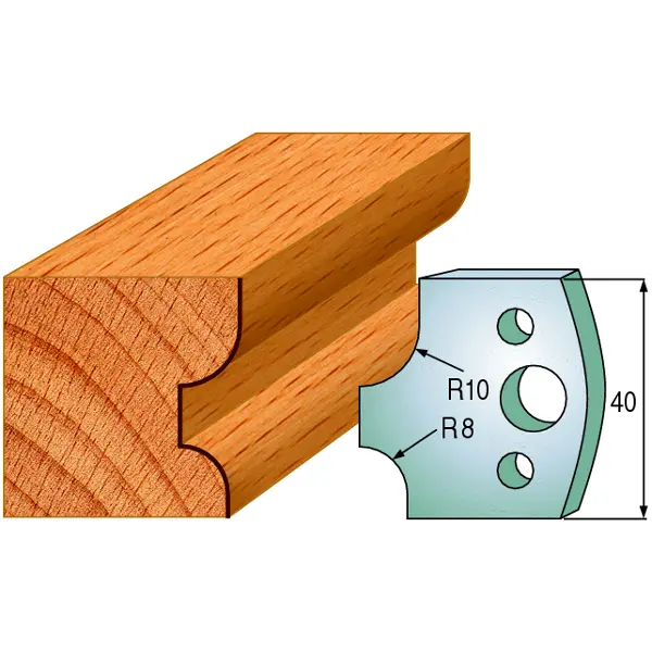 Standard Profilskjær Nr.040 2Stk. Kniver 40x4 mm SP 