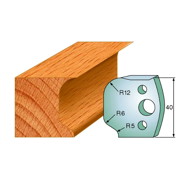 Standard Profilskjær Nr.048 2Stk. Kniver 40x4 mm SP 