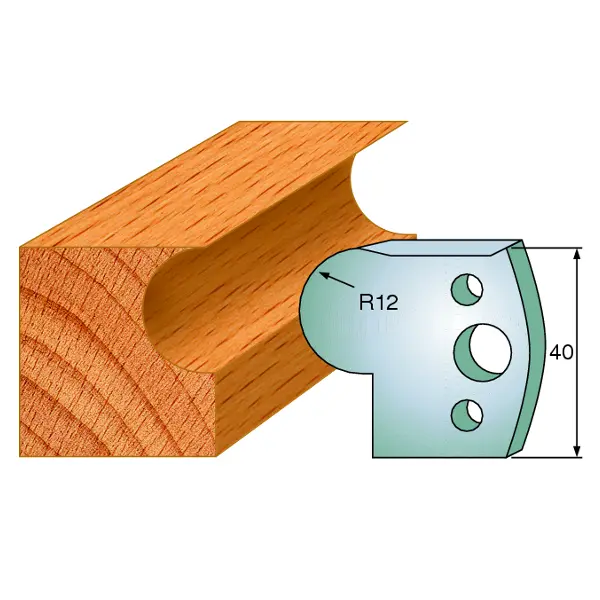 Standard Profilskjær Nr.058 2Stk. Kniver 40x4 mm SP 