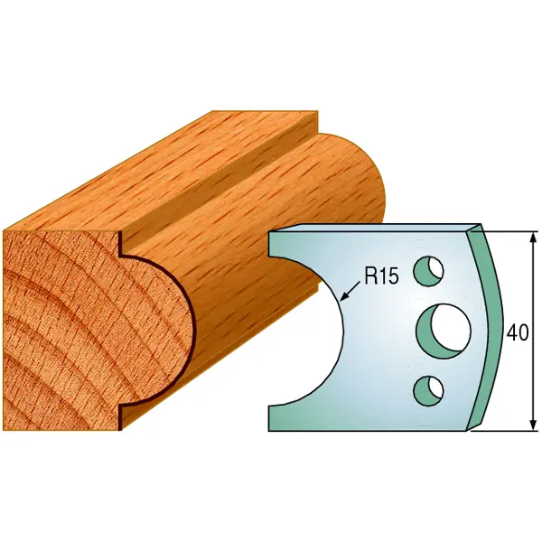 Standard Profilskjær Nr.066 2Stk. Kniver 40x4 mm SP 