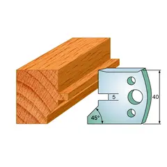 Standard Profilskj&#230;r Nr.083 2Stk. Kniver 40x4 mm SP