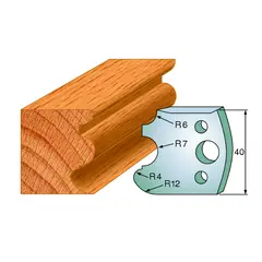 Standard Profilskjær Nr.088 2Stk. Kniver 40x4 mm SP
