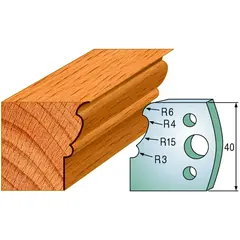 Standard Profilskj&#230;r Nr.101 2Stk. Kniver 40x4 mm SP