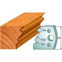 Standard Profilskj&#230;r Nr.103 2Stk. Kniver 40x4 mm SP