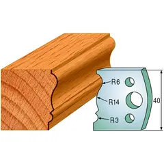 Standard Profilskj&#230;r Nr.106 2Stk. Kniver 40x4 mm SP