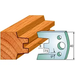 Standard Profilskjær Nr.113 2Stk. Kniver 40x4 mm SP