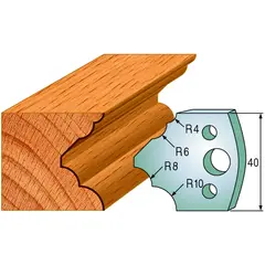 Standard Profilskjær Nr.126 2Stk. Kniver 40x4 mm SP