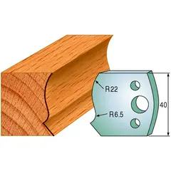 Standard Profilskjær Nr.128 2Stk. Kniver 40x4 mm SP