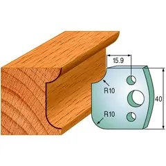 Standard Profilskjær Nr.175 2Stk. Kniver 40x4 mm SP