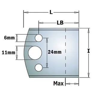 Emne til Avviser- LB32,5 40x16x4 mm SP 2Stk.