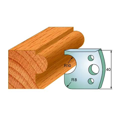 Standard Avviser Nr.004 2Stk. Avvisere 40x4 mm SP