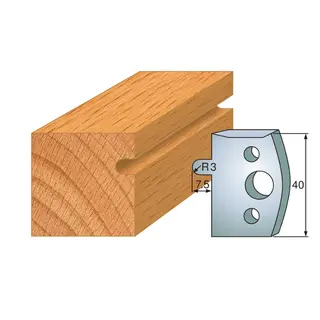 Standard Avviser Nr.010 2Stk. Avvisere 40x4 mm SP