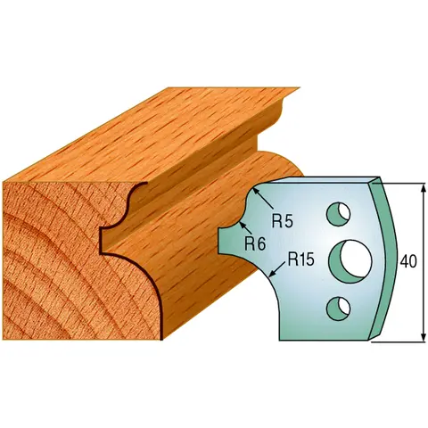 Standard Avviser Nr.011 2Stk. Avvisere 40x4 mm SP