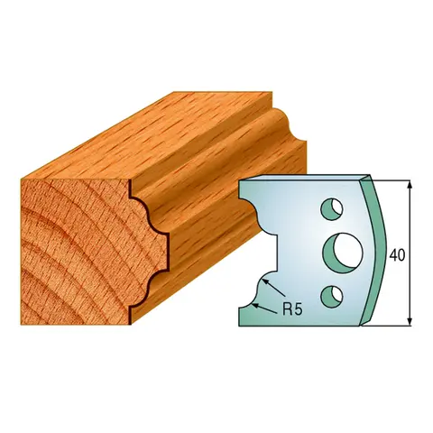 Standard Avviser Nr.025 2Stk. Avvisere 40x4 mm SP