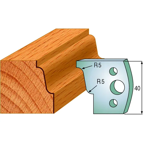 Standard Avviser Nr.031 2Stk. Avvisere 40x4 mm SP 